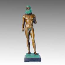 Nackte Statue Griechenland Ricci Bronze Skulptur, Milo TPE-367